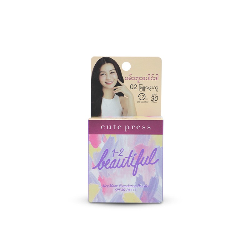 Cute Press Airy Matte Foundation Power 5g(02)