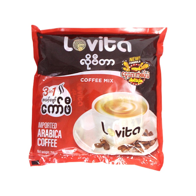 Lovita 3 in 1 Arabica Coffee Mix 30pcs