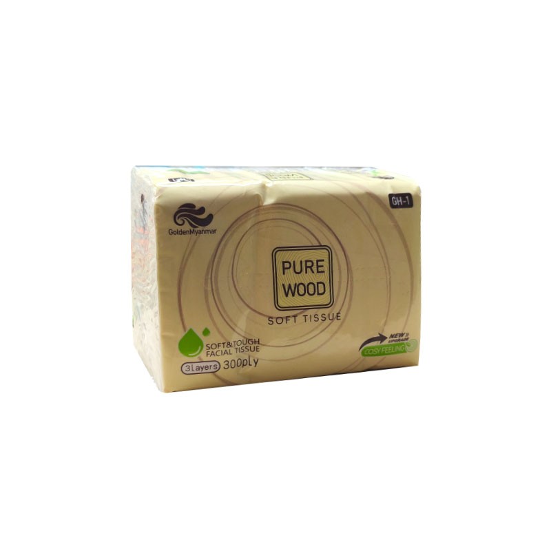 Pure Wood Soft Tissue 300ply