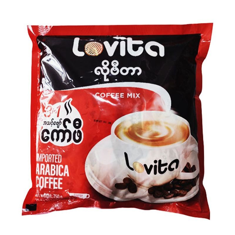 Lovita 3 in 1 Arabica Coffee Mix 30pcs
