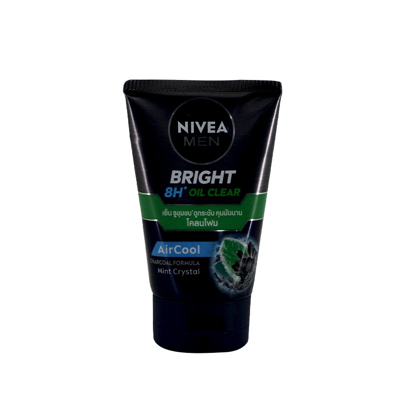 Nivea Men Bight (8H Oil Clear) Mud Facial Foam 100g