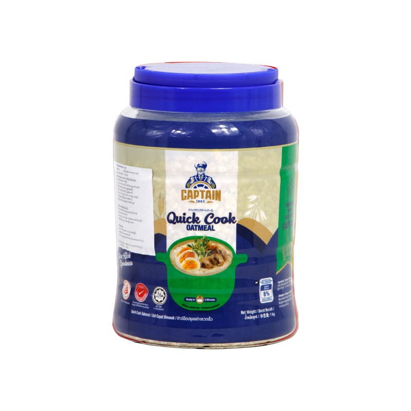 Captain Oats Quick Cook Oatmeal 1Kg