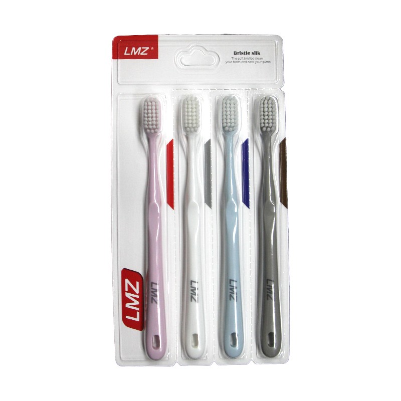 LMZ Toothbrush 4pax Soft ZD009