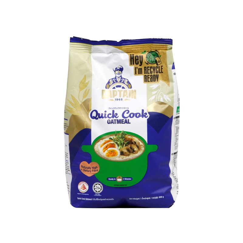 Captain Oat Quick Cook Oatmeal 800g