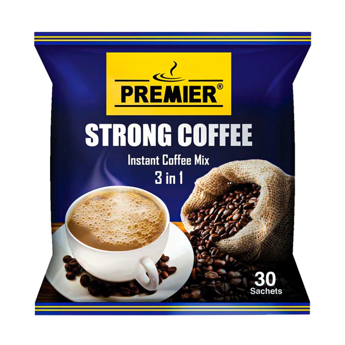 Premier 3 in 1 Strong Coffee Mix 30pcs