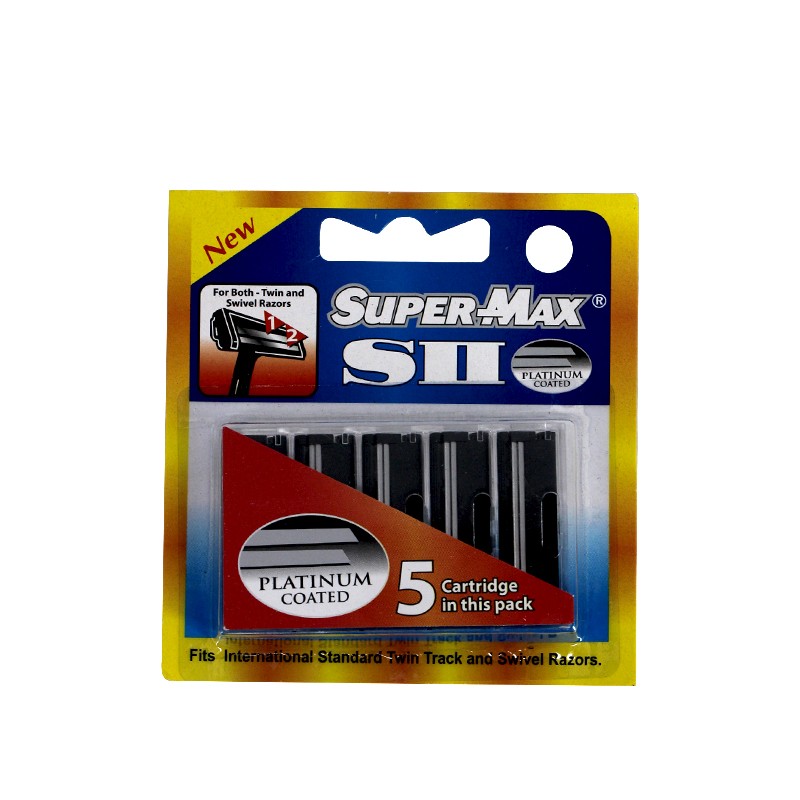Super Max SII Platinum Coated 5 Twin Blade