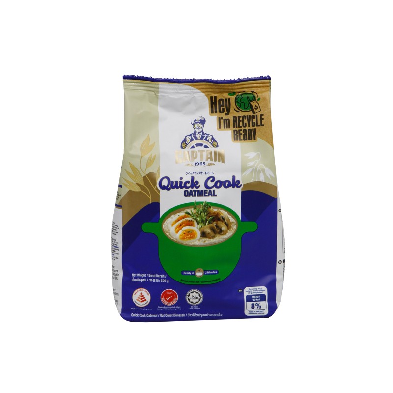 Captain Oats Qick Cook Oatmeal 500g