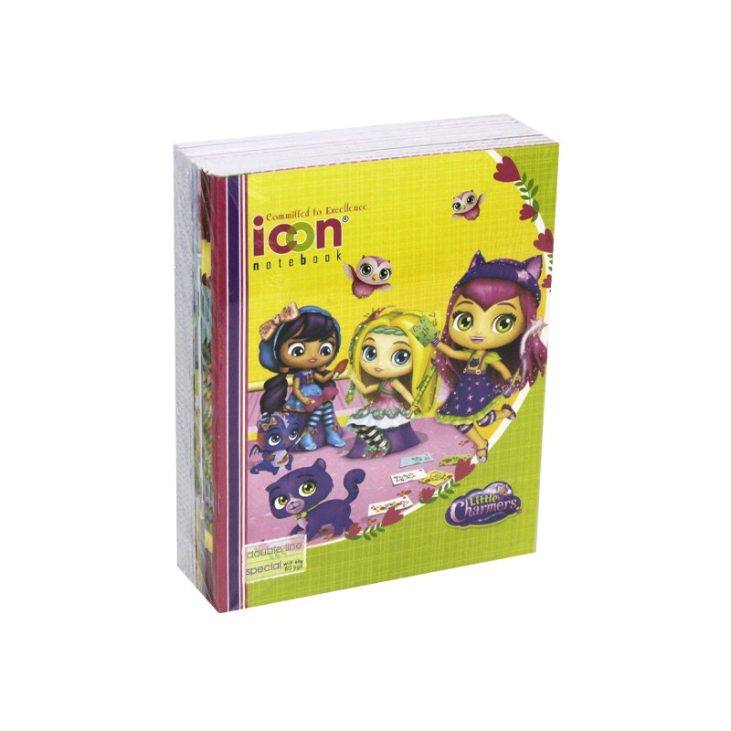 Icon 4-Line Exercise Book 12pcs *P-80