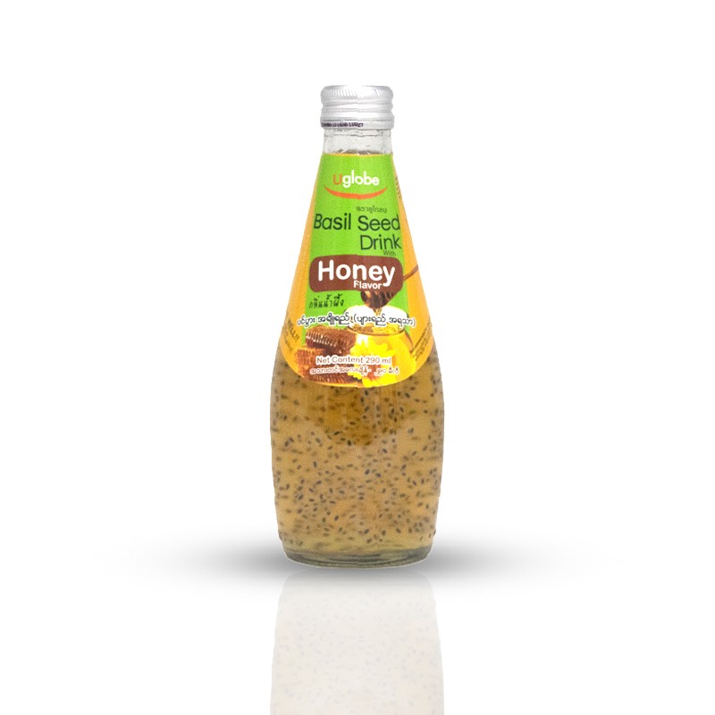 Uglobe Basil Seed Drink 290ml (Honey)