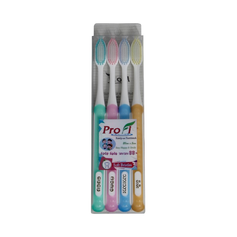 Pro Fi Toothbrush 4pcs