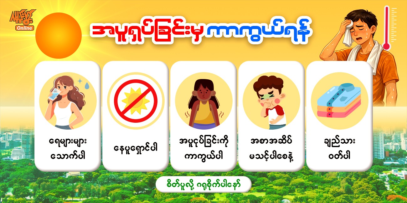 အပူရှပ်ခြင်း မှ ကာကွယ်ရန်