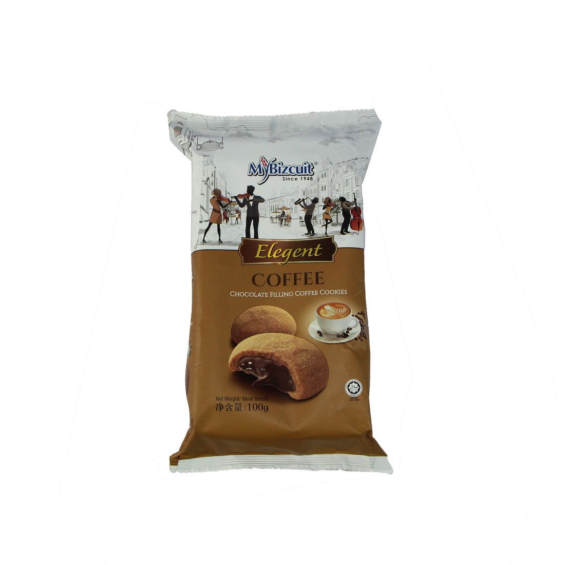 My Bizcuit Chocolate Filling Coffee Cookies 100*g