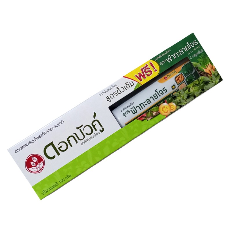 Dok Bua Ku Herbal Tooth Paste 100g (Original)