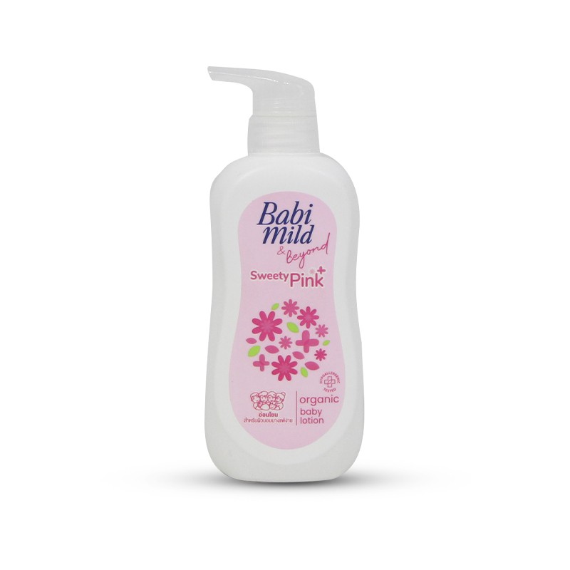 Babi Mild Sweety Pink Organic Baby Lotion 350ml
