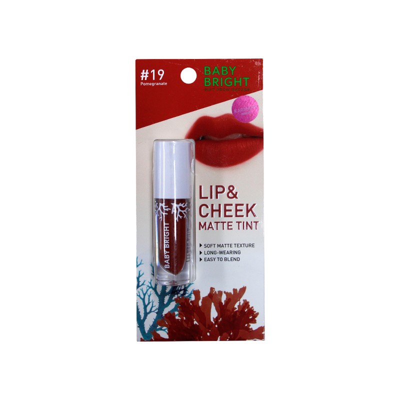 Baby Bright Lip & Cheek Matte Tint (19 Pomegranate)
