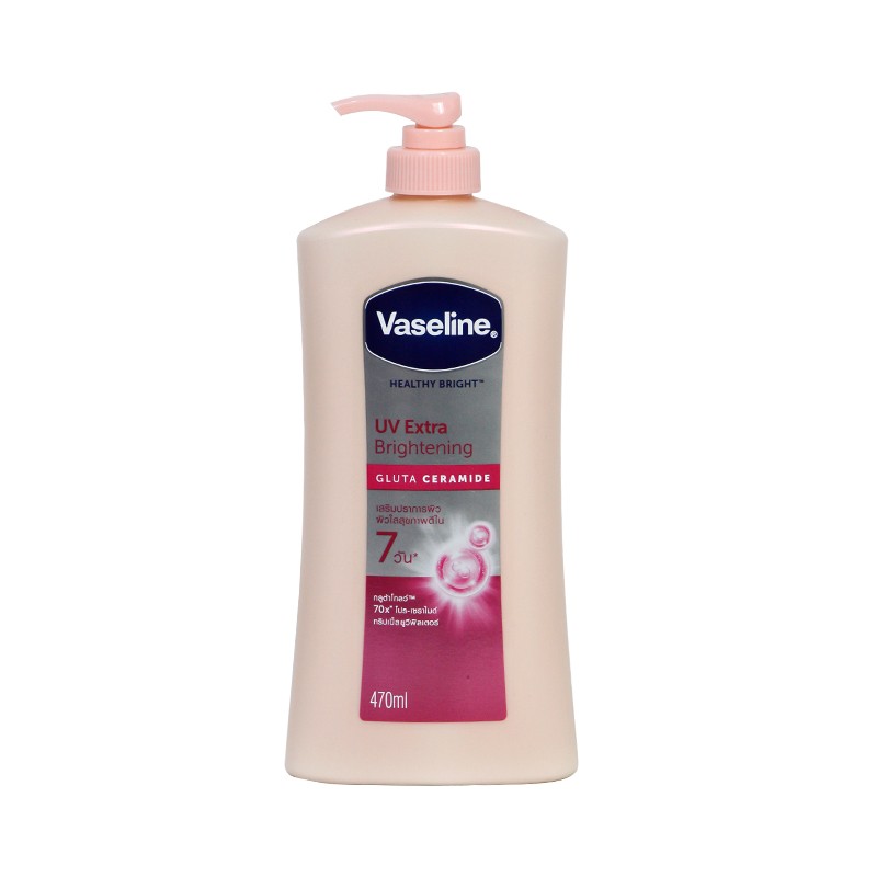 Vaseline Healthy Bright UV Extra Brightening Lotion 470ml (Gluta Ceramide)