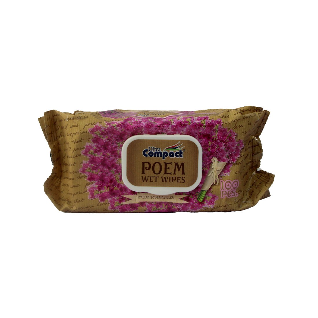 Ultra Compact Poem Wet Wipes 100s