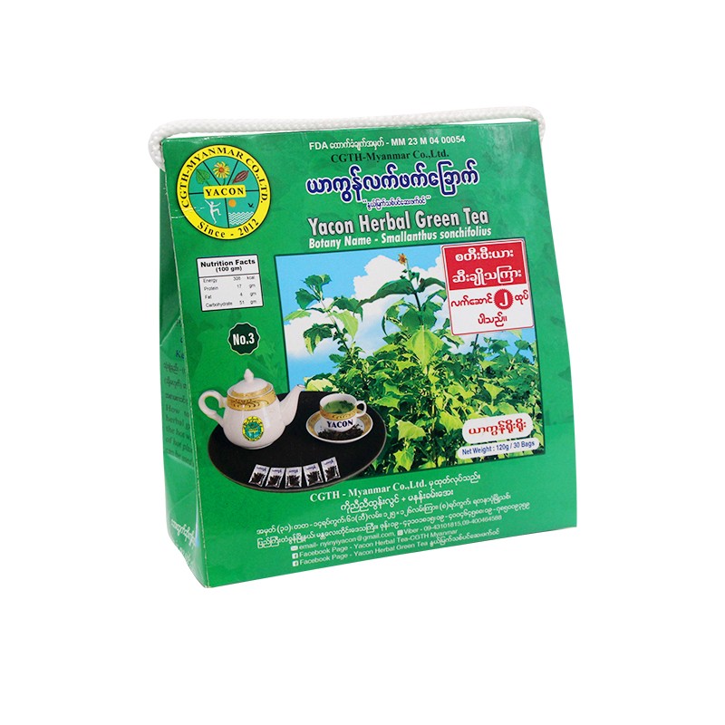 Yacon Herbal Green Tea 120g