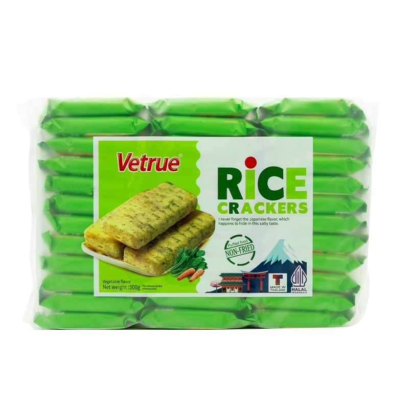 Vetrue Rice Cracker Vegetable 300g