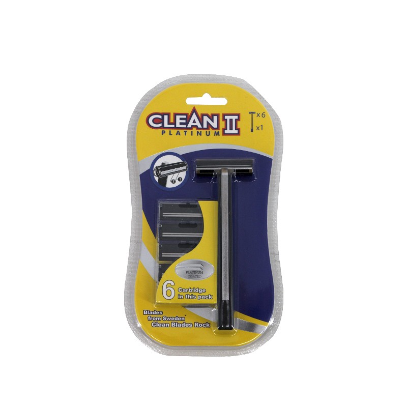 CleanII Platinum Twin Blade 5+1 Refill