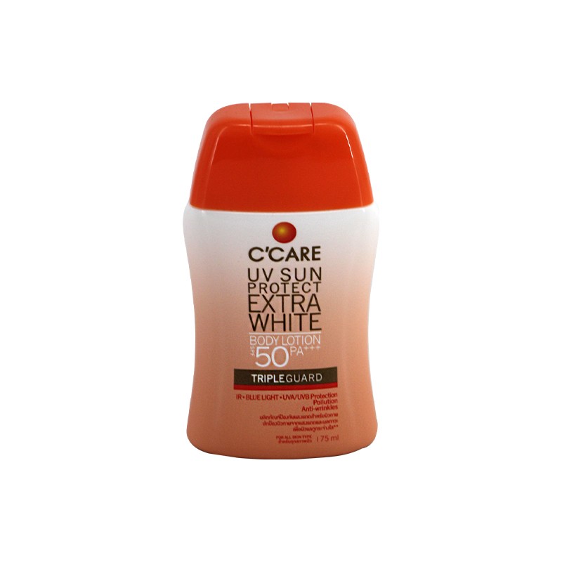 C'Care UV Sun Protect Extra White Body Lotion SPF 50 PA+++75ml
