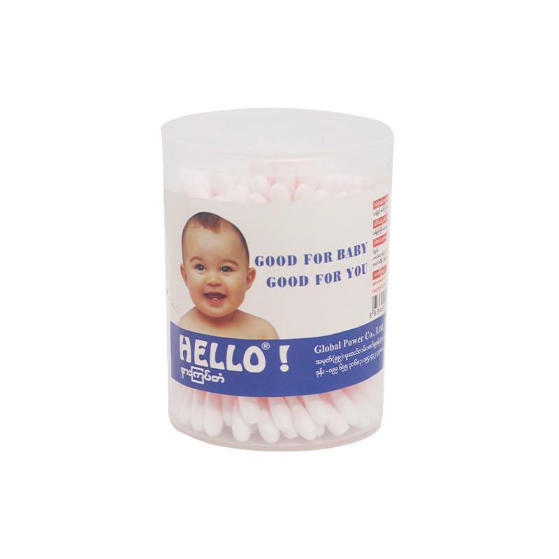 Hello Cotton Buds Box 100pcs