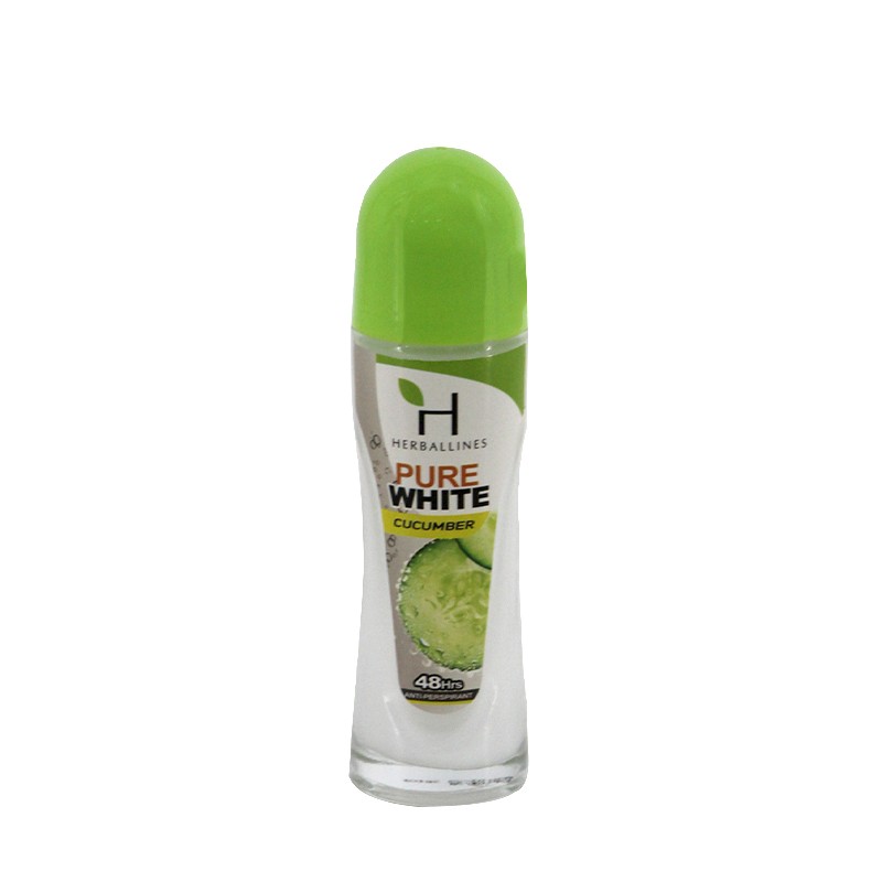 Herballines Pure White Cucumber Roll On 75ml
