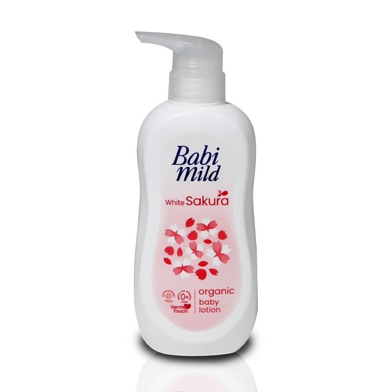 Babi Mild White Sakura Organic Baby Lotion 350ml