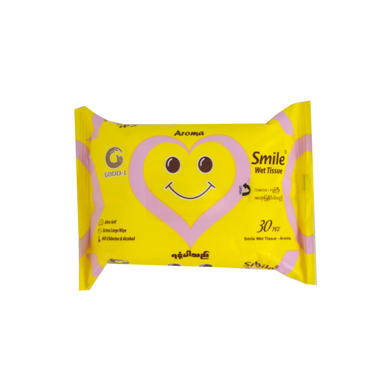 Smile Wet Tissue 30pcs (Aroma)