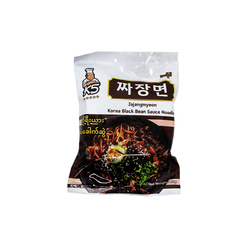 K5 Jajangmyeon Korea Black Bean Sauce Noodle 80g