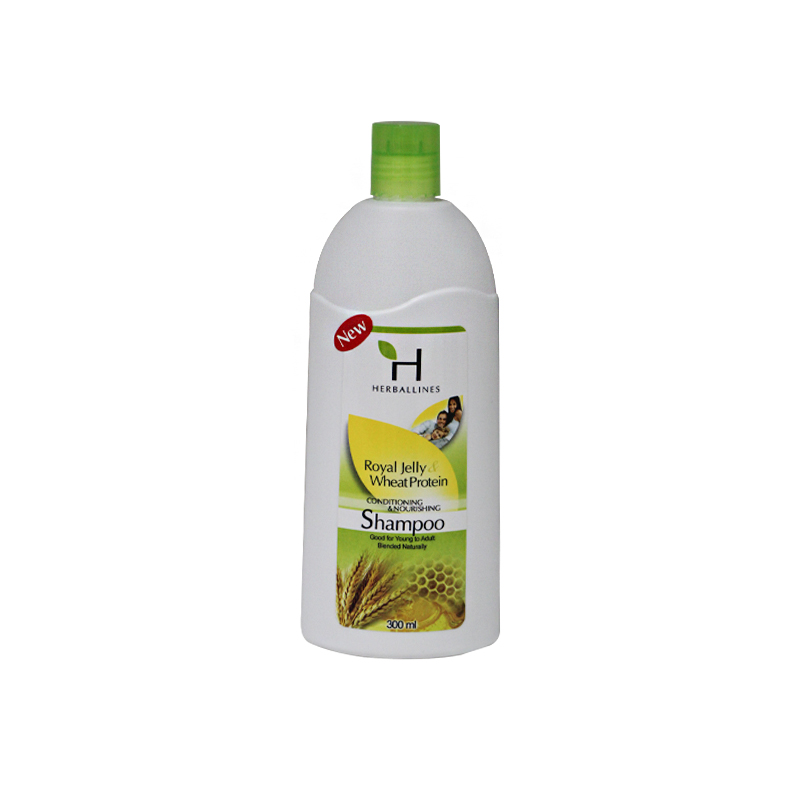 Herballines Royal Jelly Wheat Protein Shampoo 300ml
