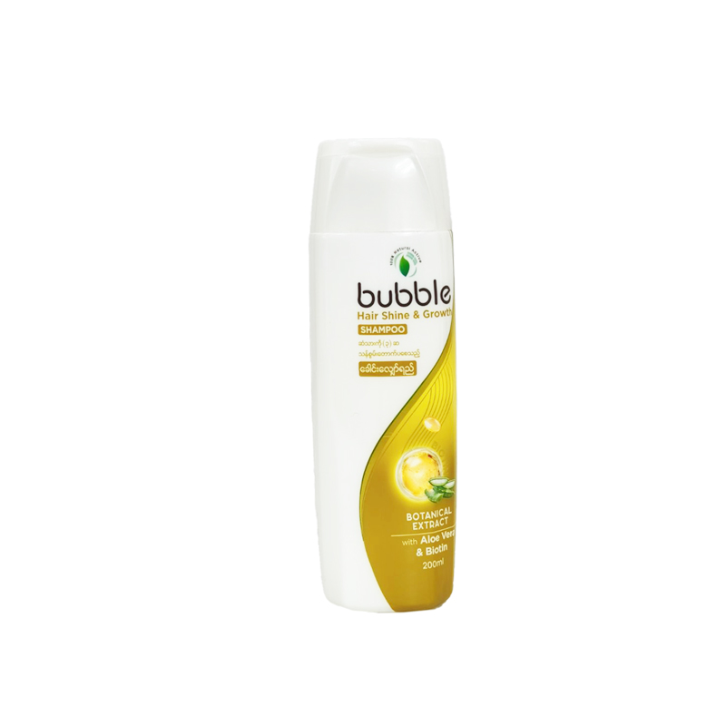 Bubble Hair Shine & Growth Shampoo 200ml (Aloe Vera & Biotin ) 