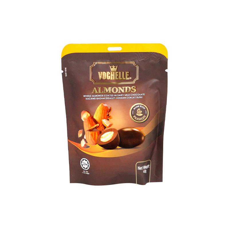 Vochelle Almonds Dairy Milk Chocolate 40g