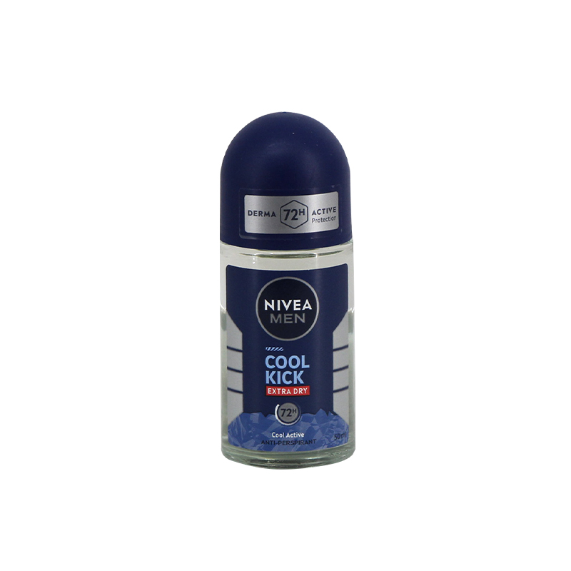 Nivea Men Cool Kick Extra Dry Roll On 50ml