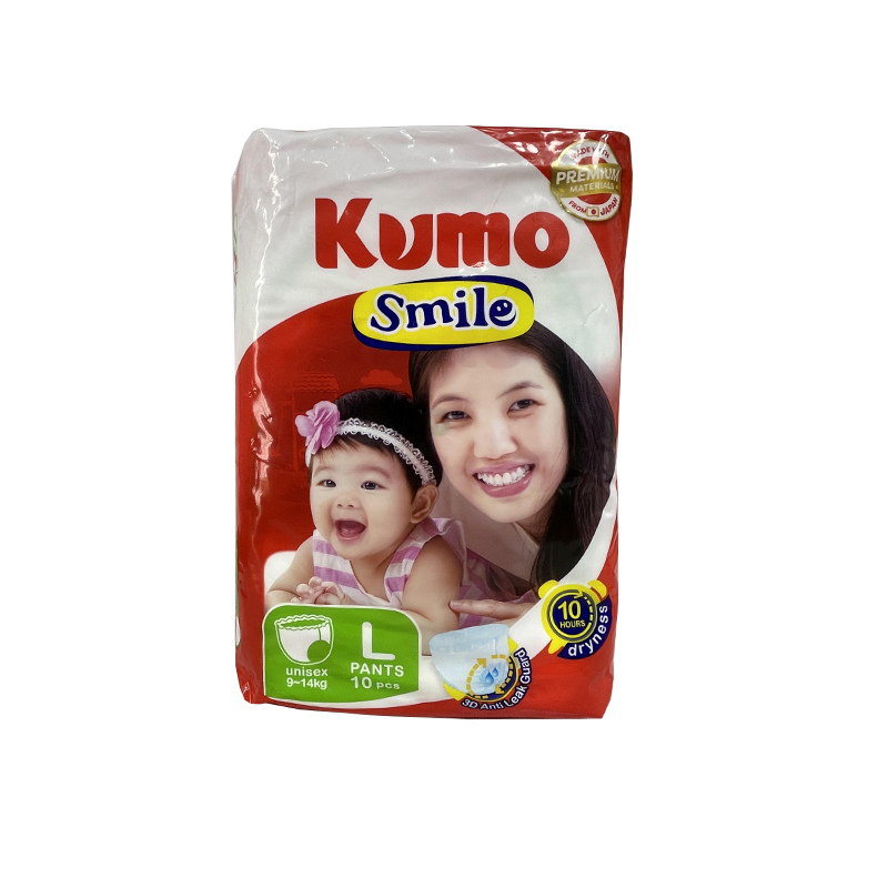 Kumo Smile Diaper Pants  L (10pcs)