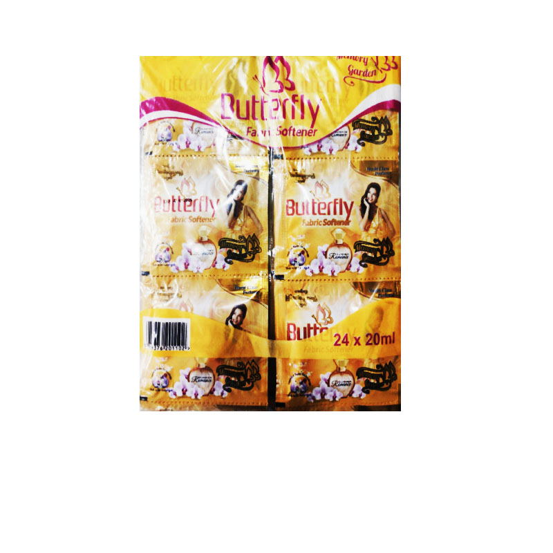 Butterfly Fabric Softener 20ml*24pcs (Memory Garden Gold)
