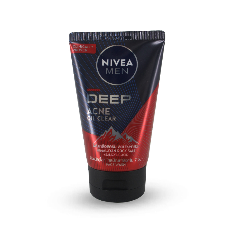Nivea Men Deep Acne Oil Clear Face Wash 100ml