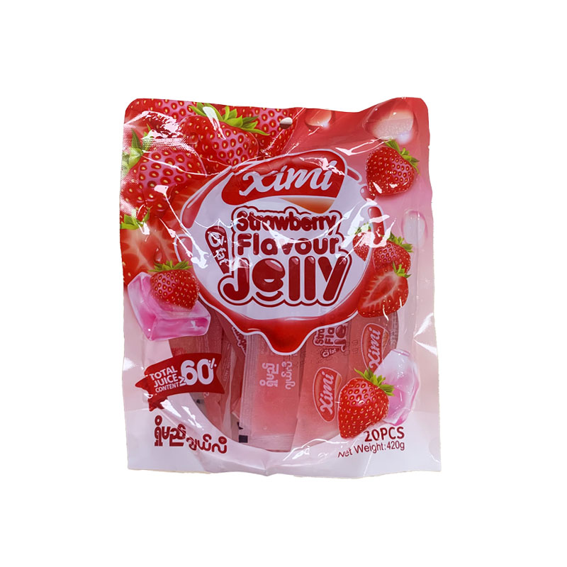 Ximi Strawberry Flavour Jelly 20pcs *420g 