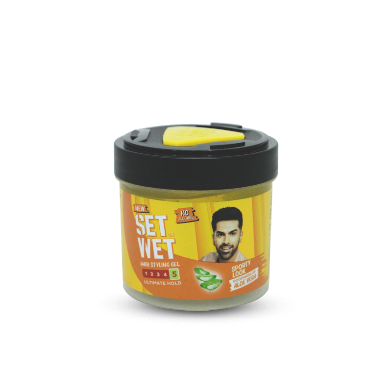 Set Wet Hair Styling Gel Ultimate Hold 250g (05 Sporty Look) 