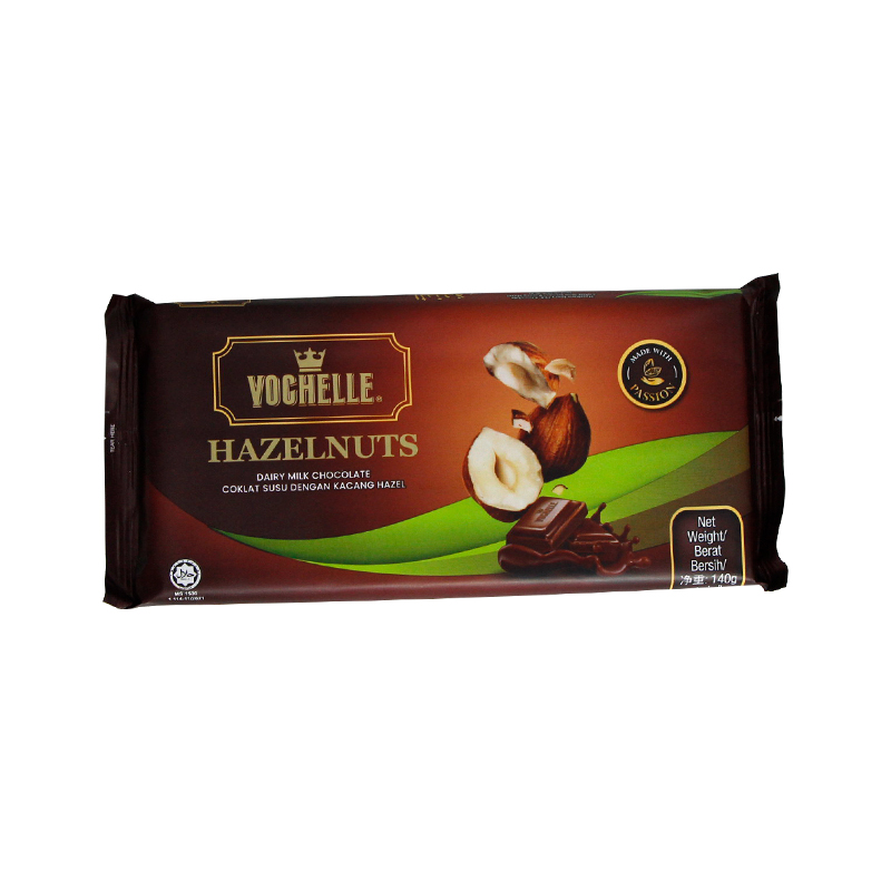 Vochelle Hazelnuts Dairy Milk Chocolate 140g 