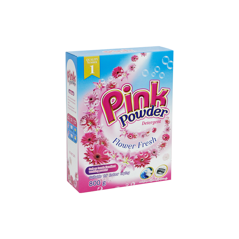 Pink Detergent Powder Flower Fresh 800g 