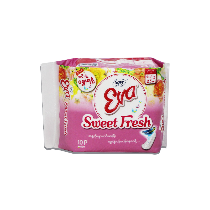 Sofy Eva Sweet Fresh Non Wing Slim Pink 23cm (10pcs)