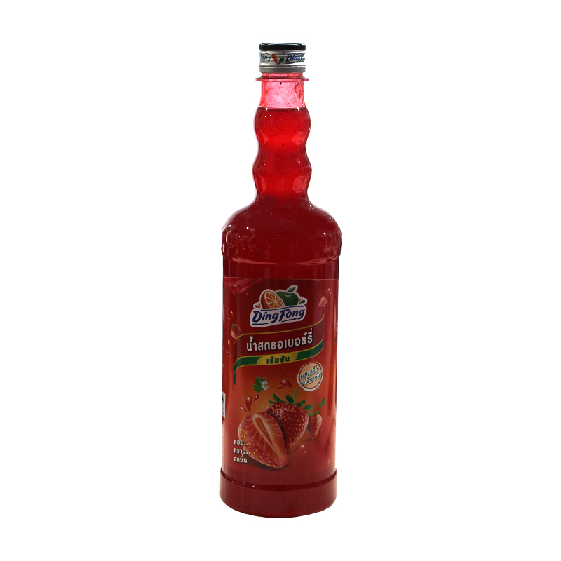 Ding Fong Concentrated Strawberry Juice 760ml
