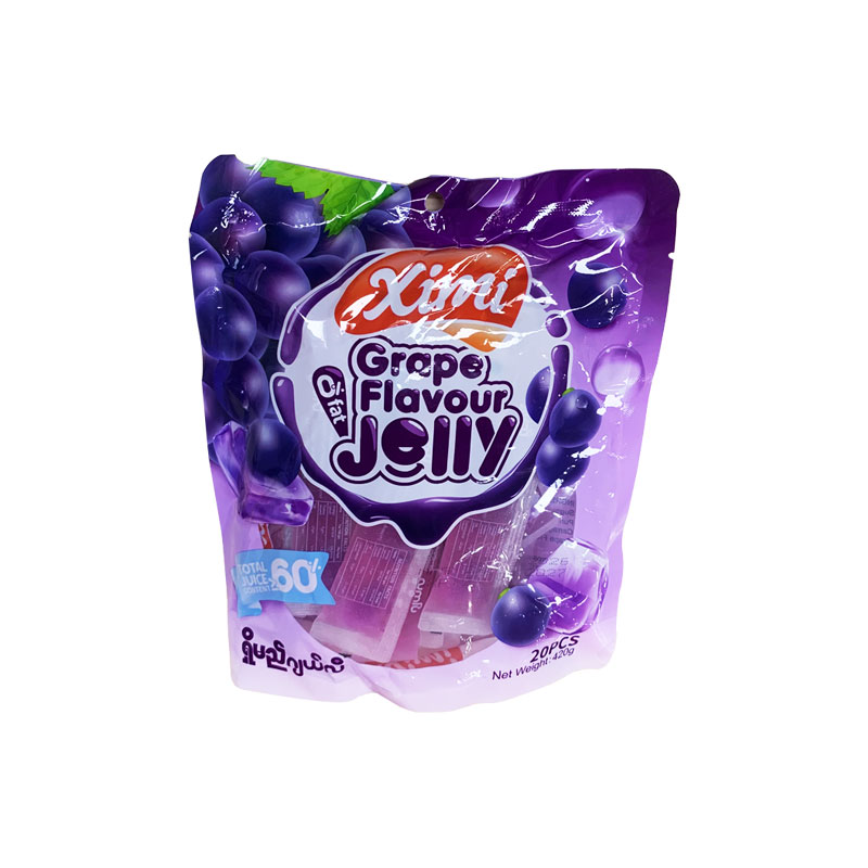 Ximi Grape Flavour Jelly 20pcs *420g 