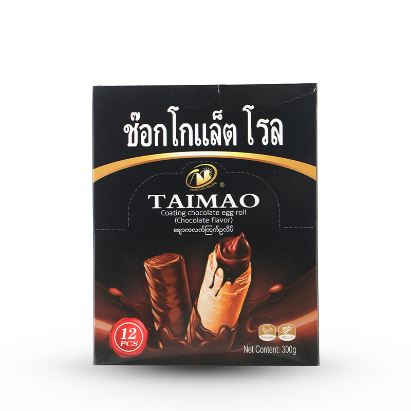 Taimao Chocolate Egg Roll 300g