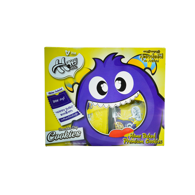 Happy Bite Chocolate Cookies 160g 
