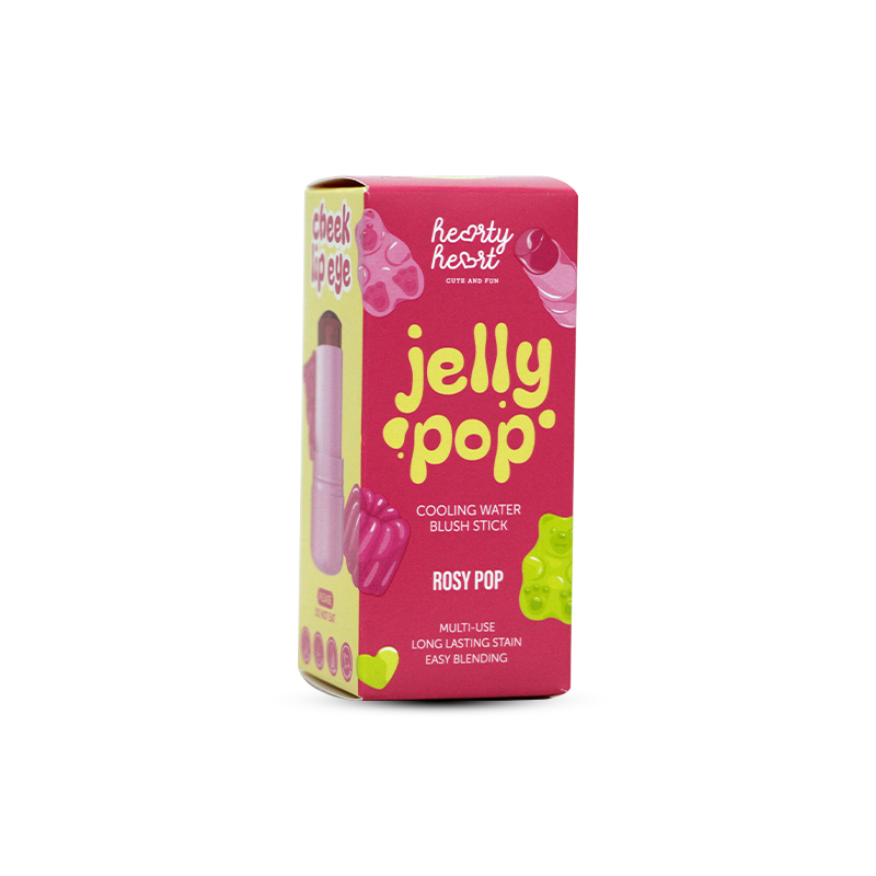 Hearty Heart Jelly Pop Cooling Water Blush Stick Rosy Pop 10g