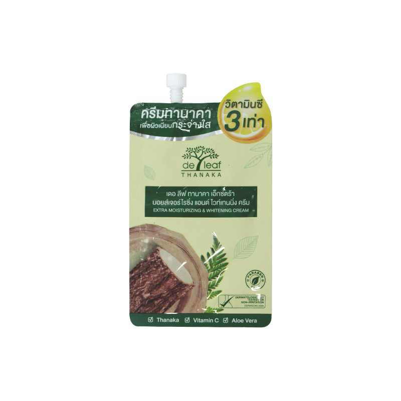 Deleaf Thanaka Moisturizing & Whitening Cream 8g