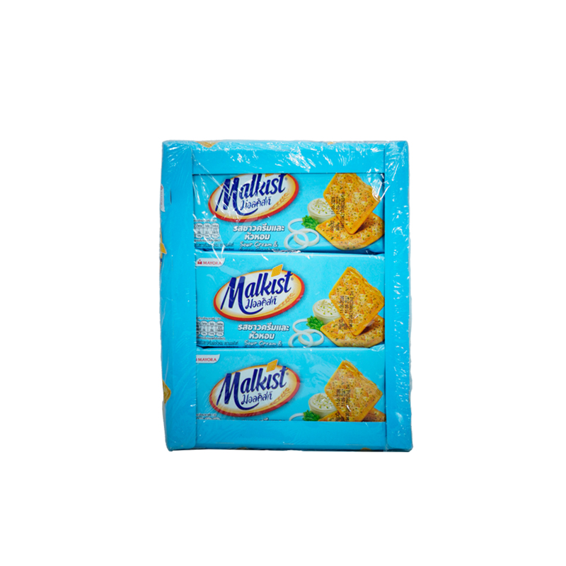 Mayora Malkist Sour Cream & Onion Cracker 360g