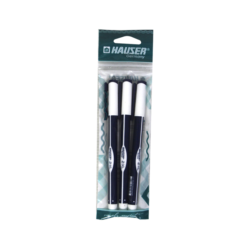 Hauser 2-XL Ball Pen Blue 3pcs